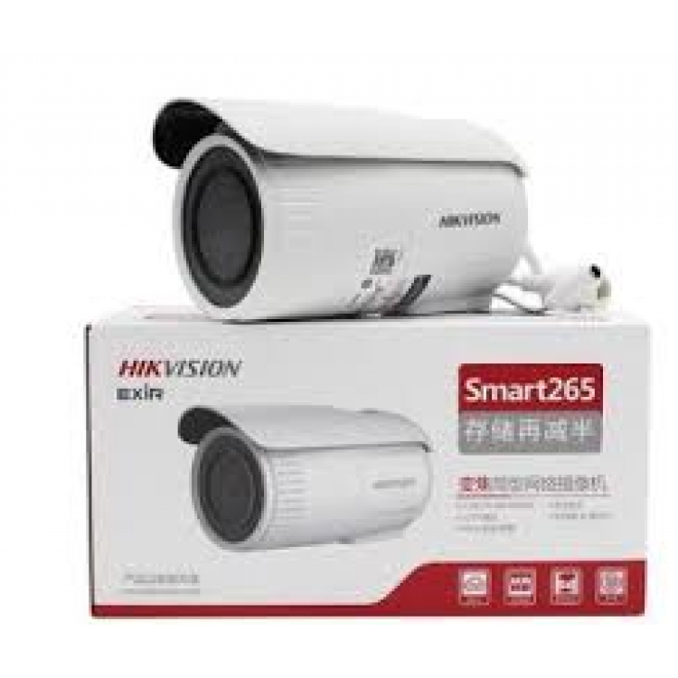 筒型戶外IP66防水 變焦 200萬 POE網路鏡頭 收音H265 4倍光學/2倍數碼, 焦距2.7-12mm MicroSD存儲