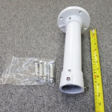 鋁合金 25cm吊裝支架 閉路電視鏡頭支架 掛牆 左右旋轉調整方向 磨砂白色 6寸PTZ旋轉鏡用