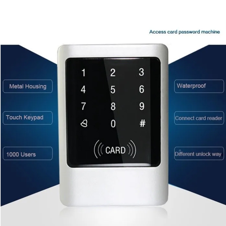 輕觸式防爆款 金屬門禁機 拍卡 密碼 控制鍵盤 電門開閉系統 防水