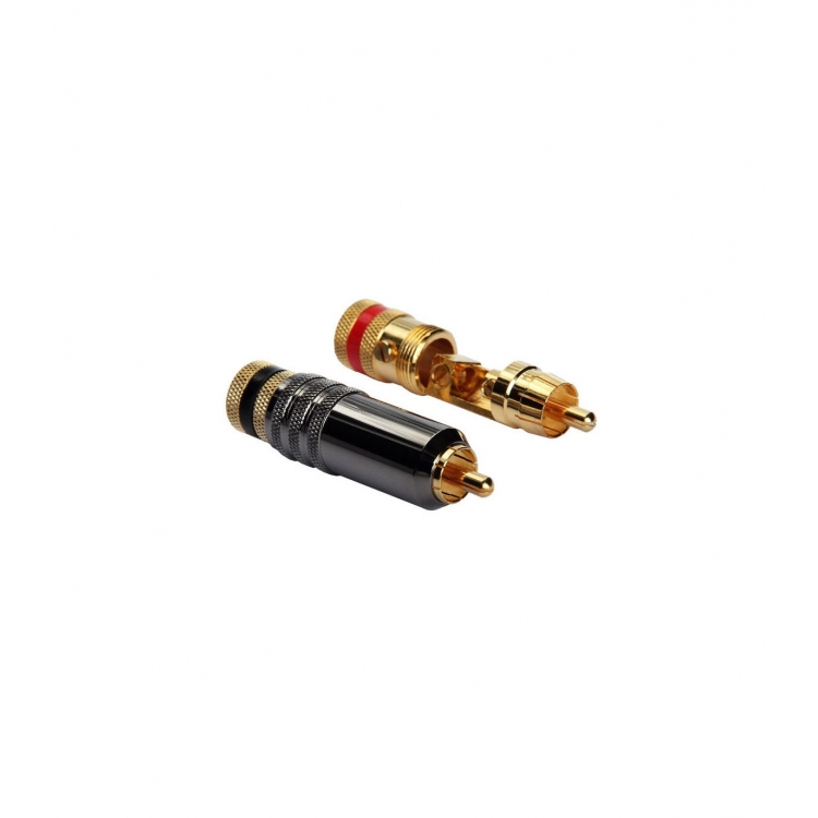 RCA Connector 梅花頭或蓮花頭
模擬音訊和視訊訊號的電連接器 2腳位圓形連接器 焊錫坑