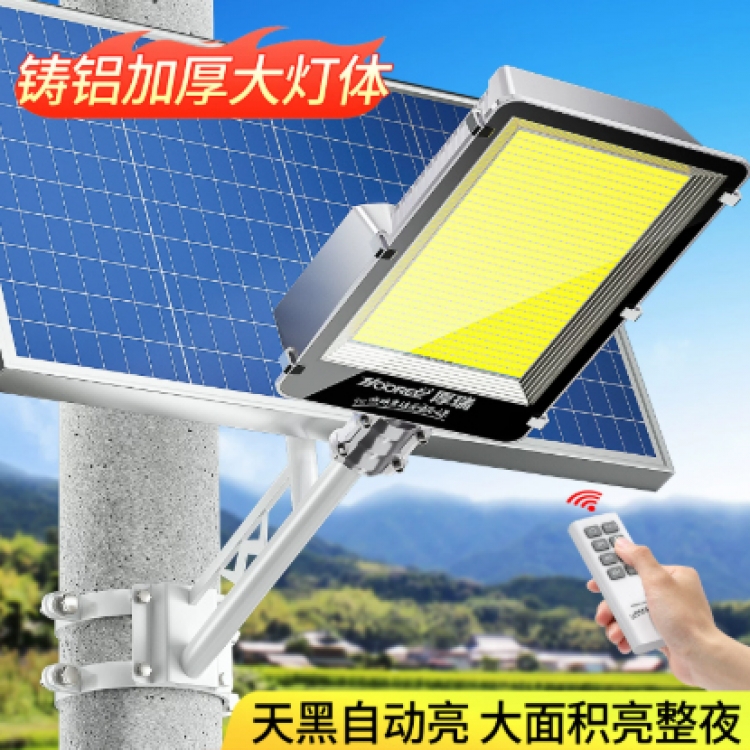 太陽能供電 白光 戶外工程防水 人體感應/光暗感應/路燈 遙控 65小時長亮燈 壁燈 12000AH LED:30x9cm, 太陽能:28X18cm